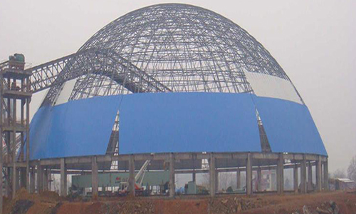 砀山螺栓球网架加工的注意事项